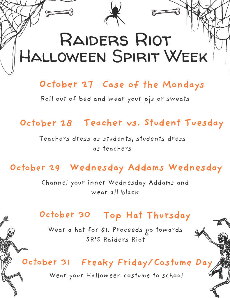 Halloween Spirit Week