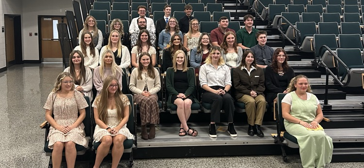 NHS Inductees at South Ripley