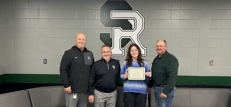 Jocelyn Meador honored at board meeting 