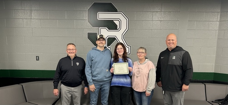 Jocelyn Meador honored at board meeting 