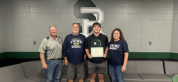 Mason McNew with Board President