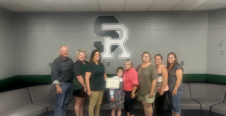 Food Service staff recognition at board meeting