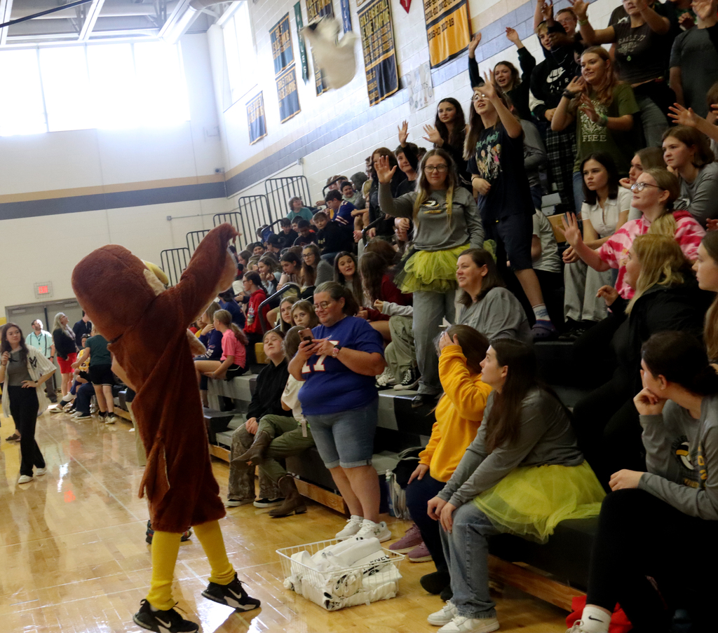 Falcons kept the pep rally energy going this week at the MS/HS, going head-to-head in a variety of spirited competitions and games! #ForeverFalcons