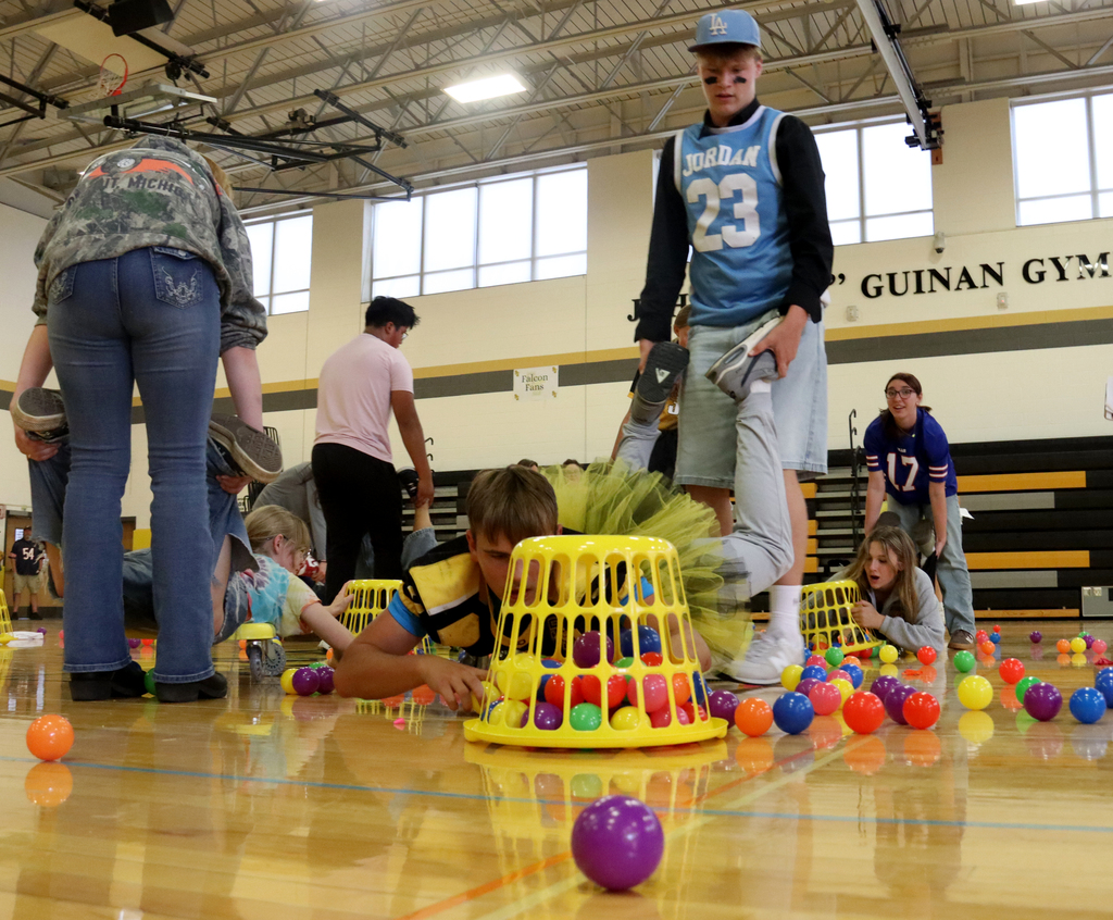 Falcons kept the pep rally energy going this week at the MS/HS, going head-to-head in a variety of spirited competitions and games! #ForeverFalcons