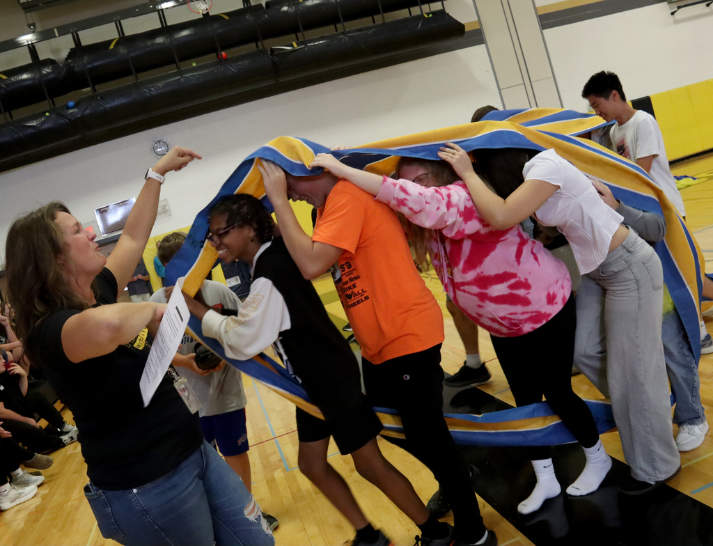 Falcons kept the pep rally energy going this week at the MS/HS, going head-to-head in a variety of spirited competitions and games! #ForeverFalcons