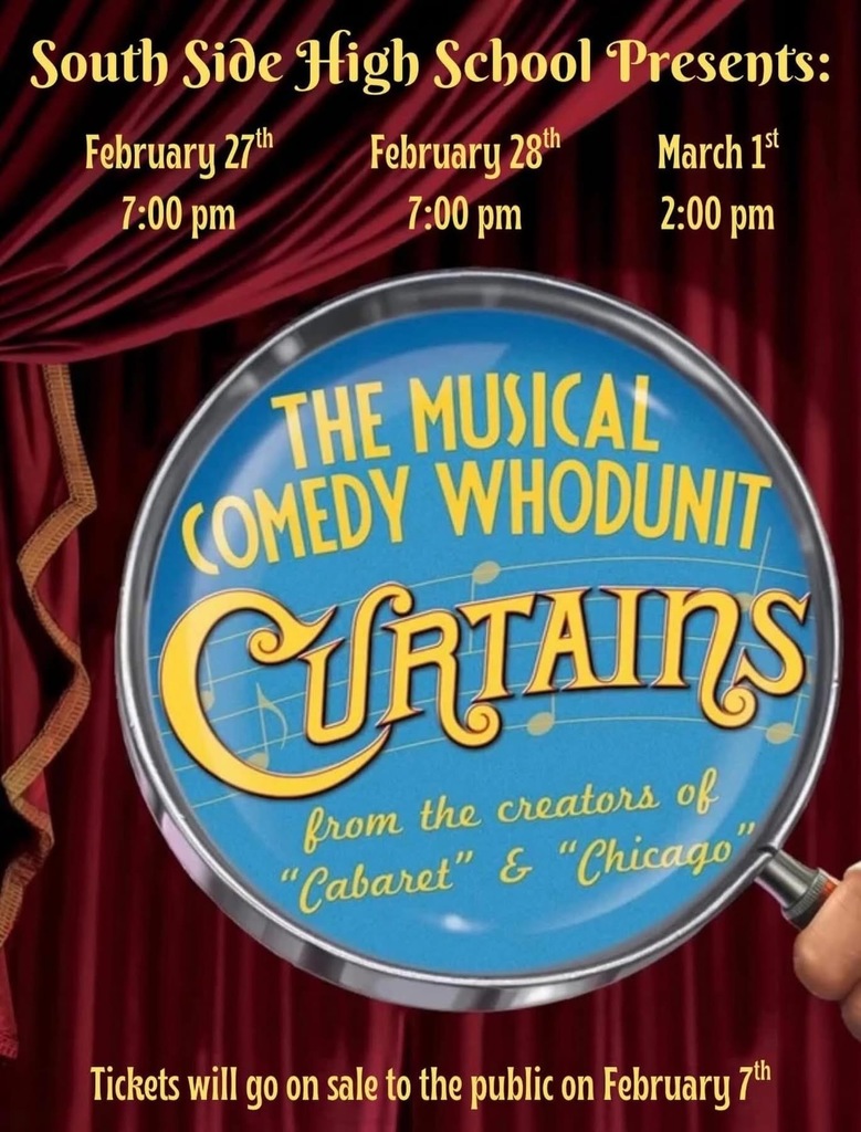 The Musical Comedy Whodunit Curtains image.