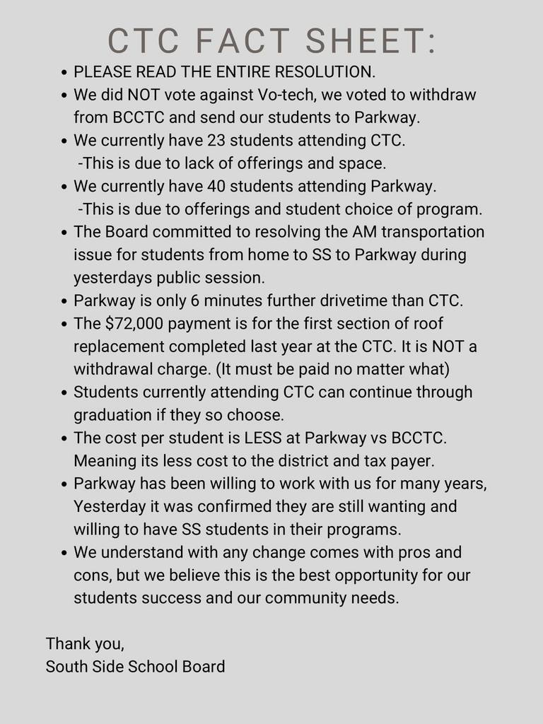 Beaver County CTC Fact Sheet.