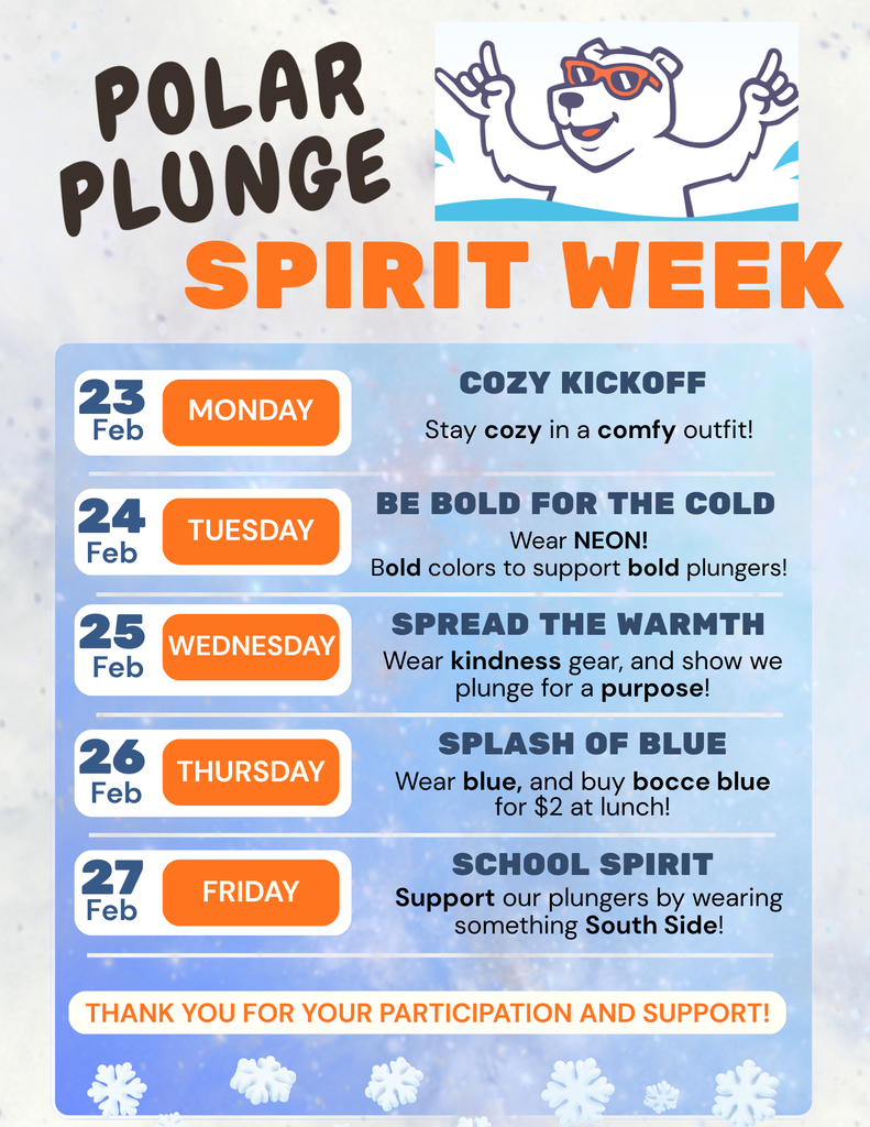 Polar Plunge Spirit Week.