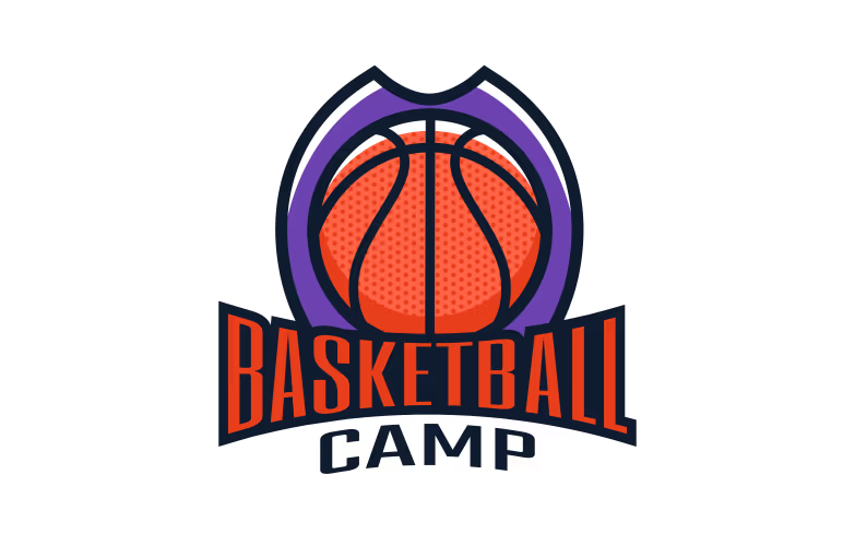 Summer Boys Basketball Camp clipart image.