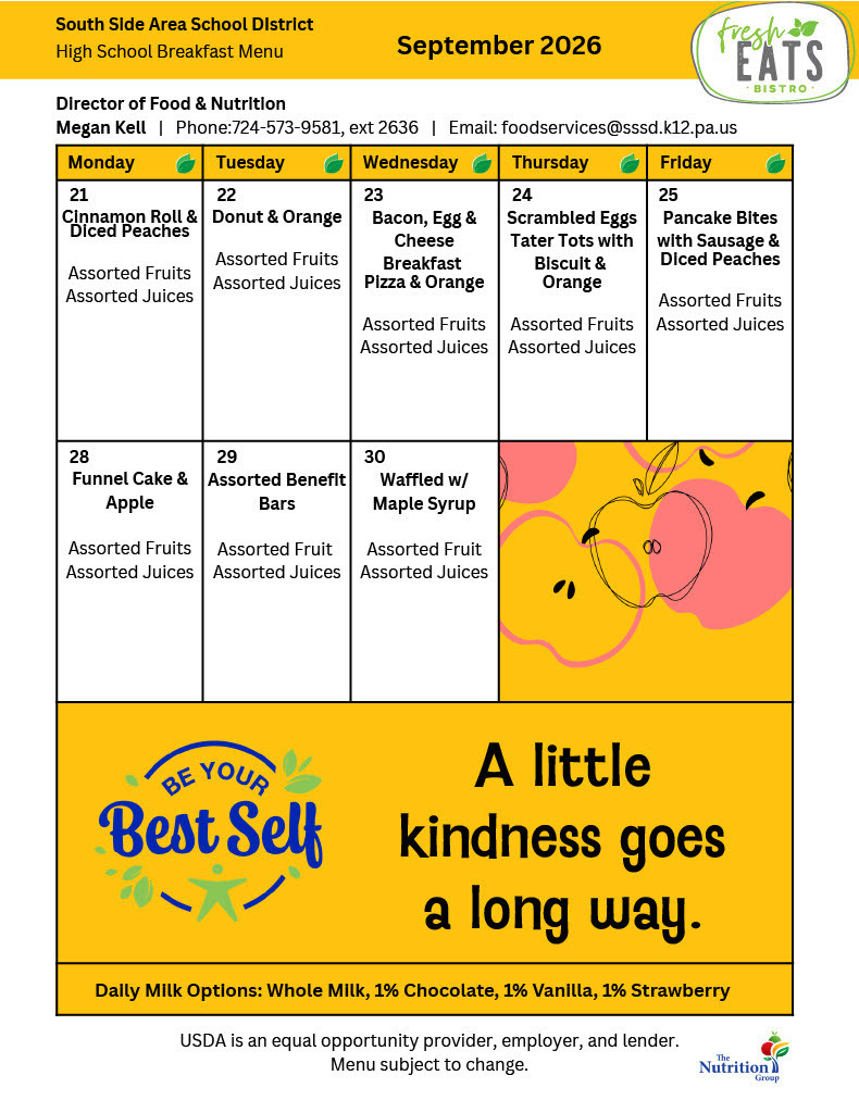 September menu