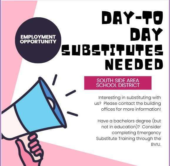 Day to Day Subs needed