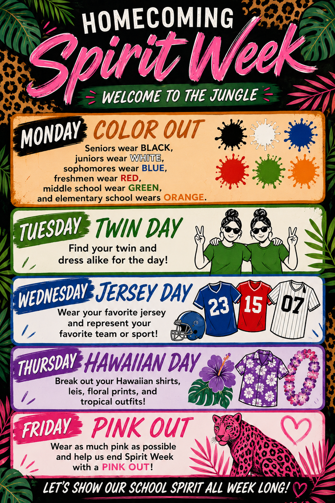 Homecoming Spirit Week 2026