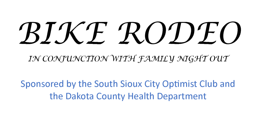 Bike Rodeo on Tuesday, August 4