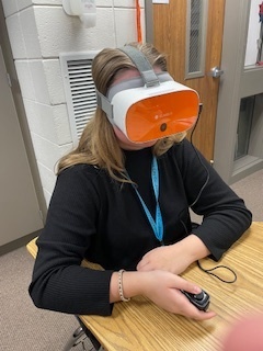 The 8th History classes did VR today as part of our Westward Expansion Unit.