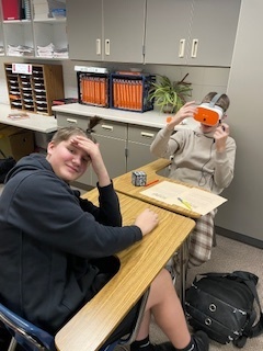 The 8th History classes did VR today as part of our Westward Expansion Unit.