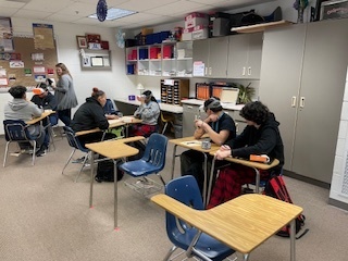 The 8th History classes did VR today as part of our Westward Expansion Unit.