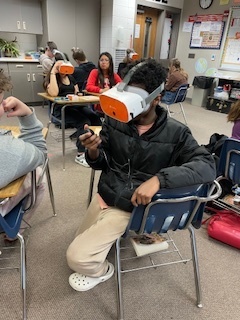 The 8th History classes did VR today as part of our Westward Expansion Unit.