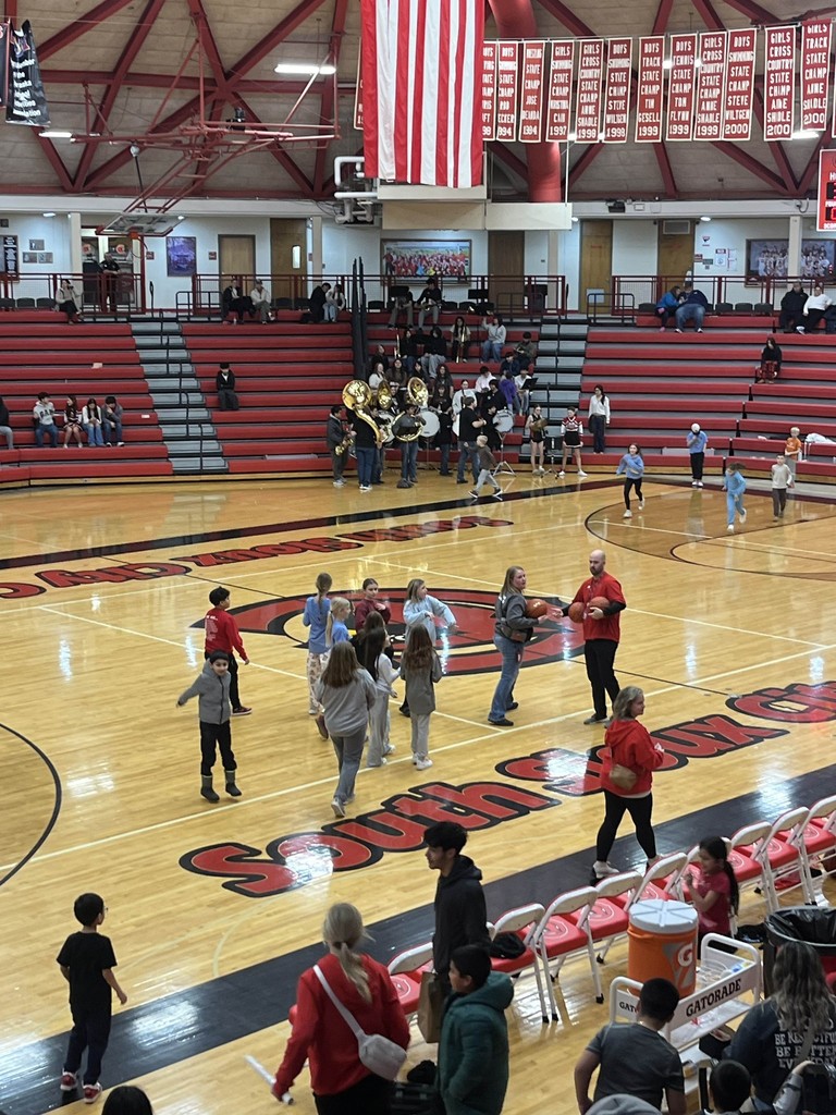 Recognition at Basketball Attendance Night student pictures
