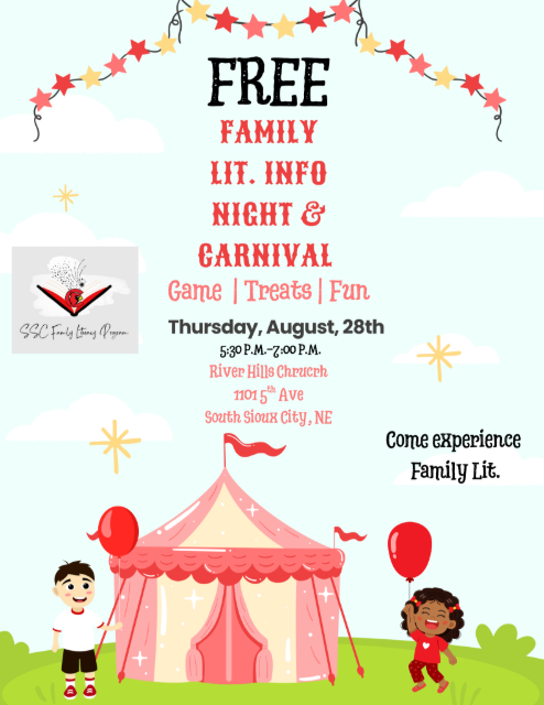 Free Family Lit. Information Night & Carnival