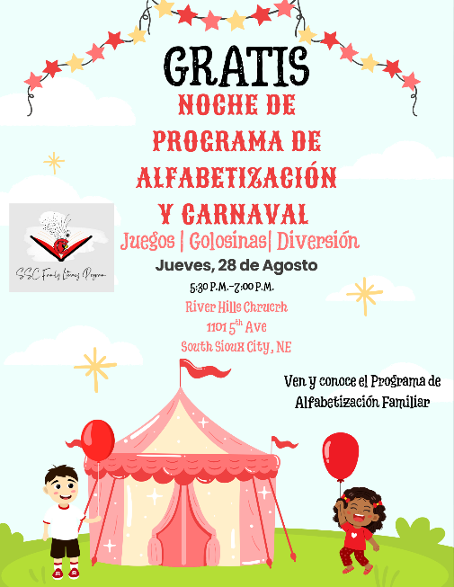 Free Family Lit. Information Night & Carnival