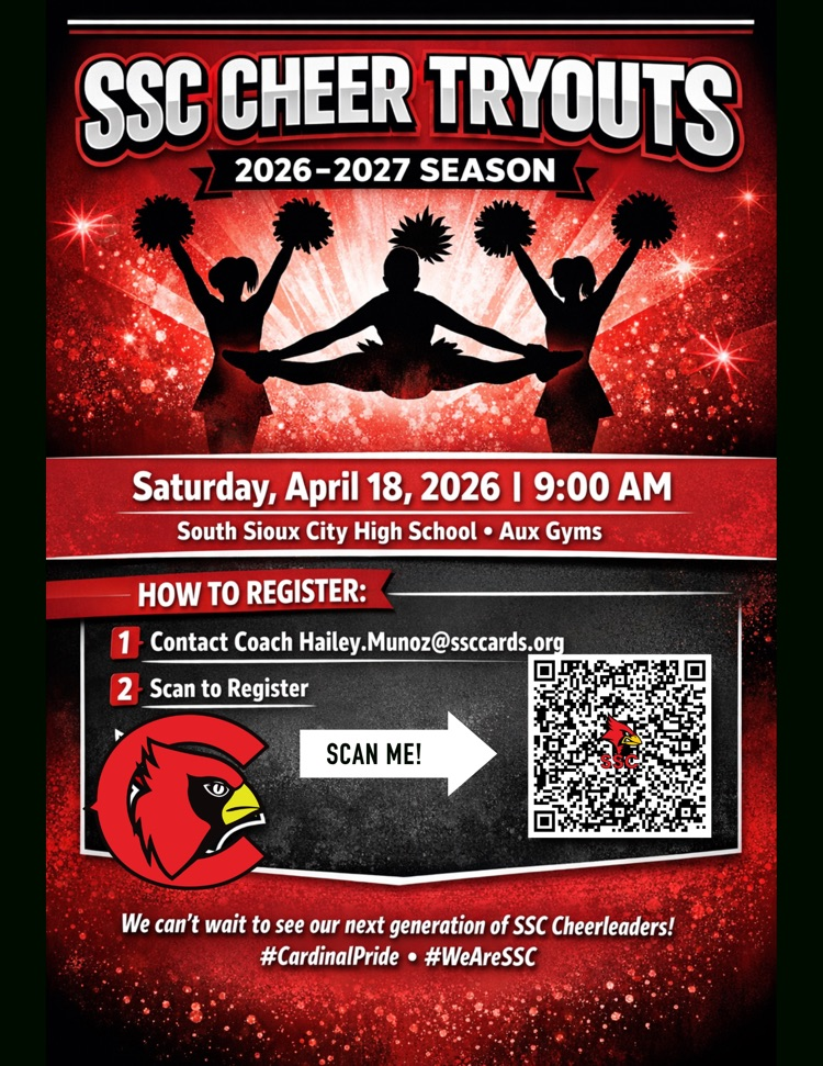 cheer tryouts flyer