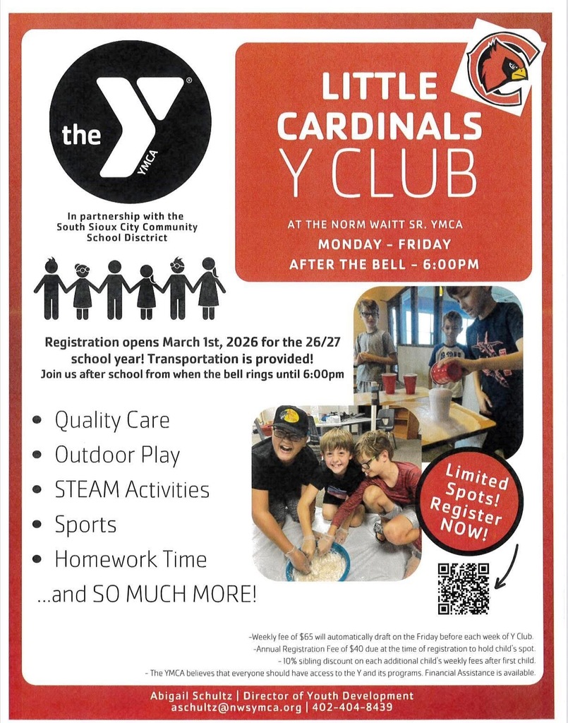 Flier about after school care for students for school year 2026/27