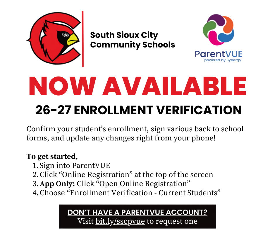 enrollment verification graphic