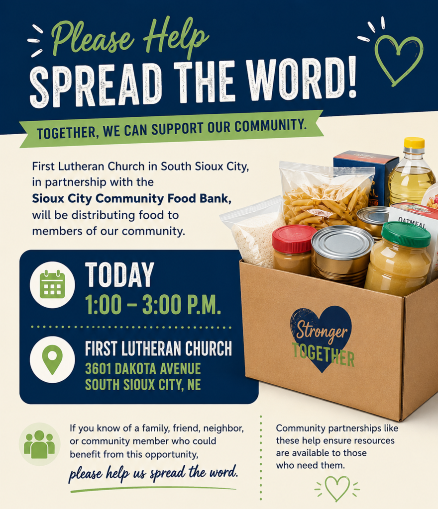 food pantry flyer