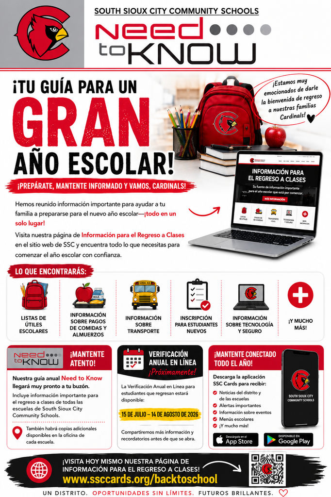 back to school graphic in spanish