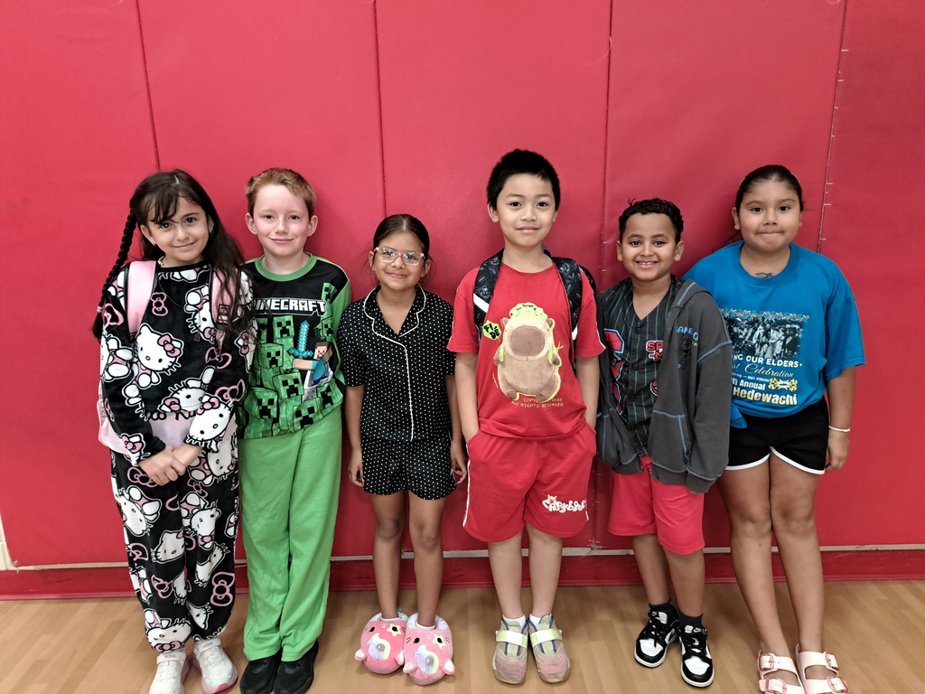 students wearing pajamas