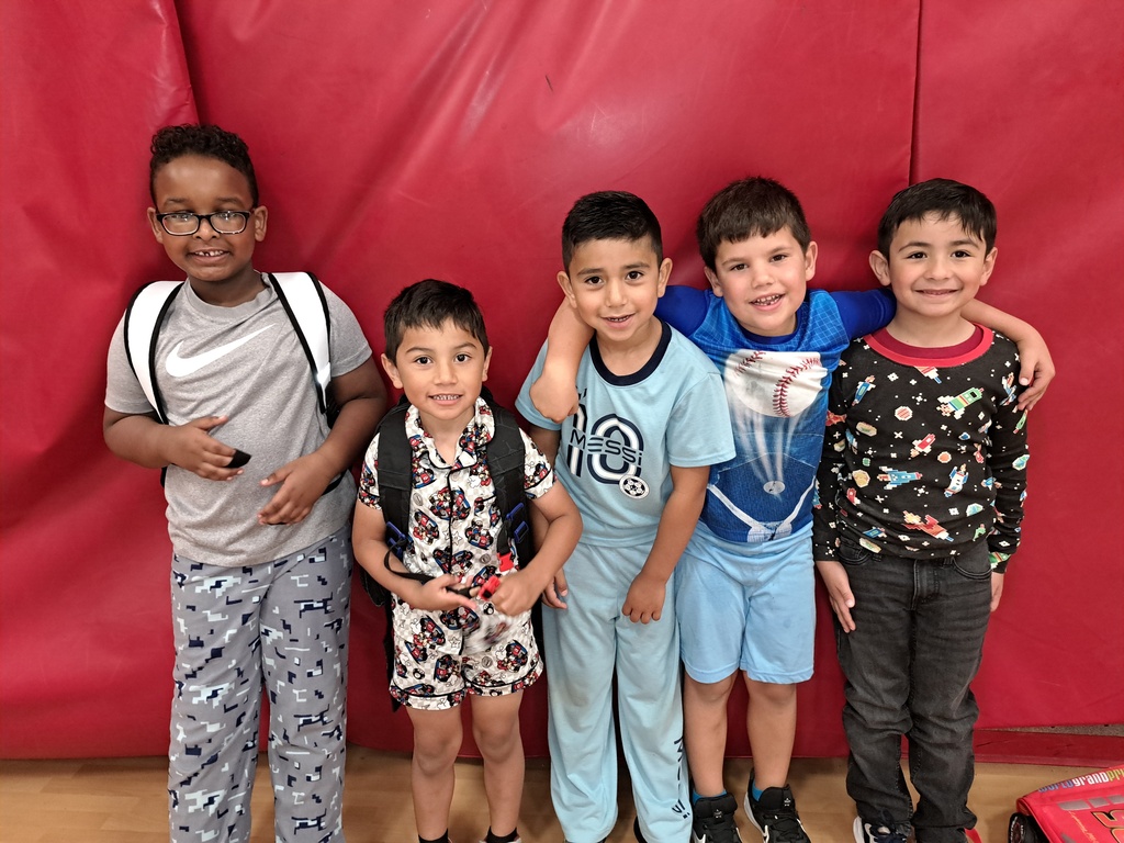 students wearing pajamas
