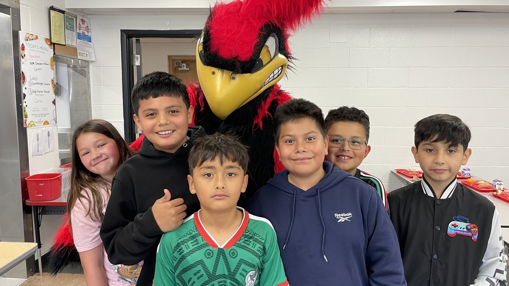 Cardinal Mascot at Dakota City