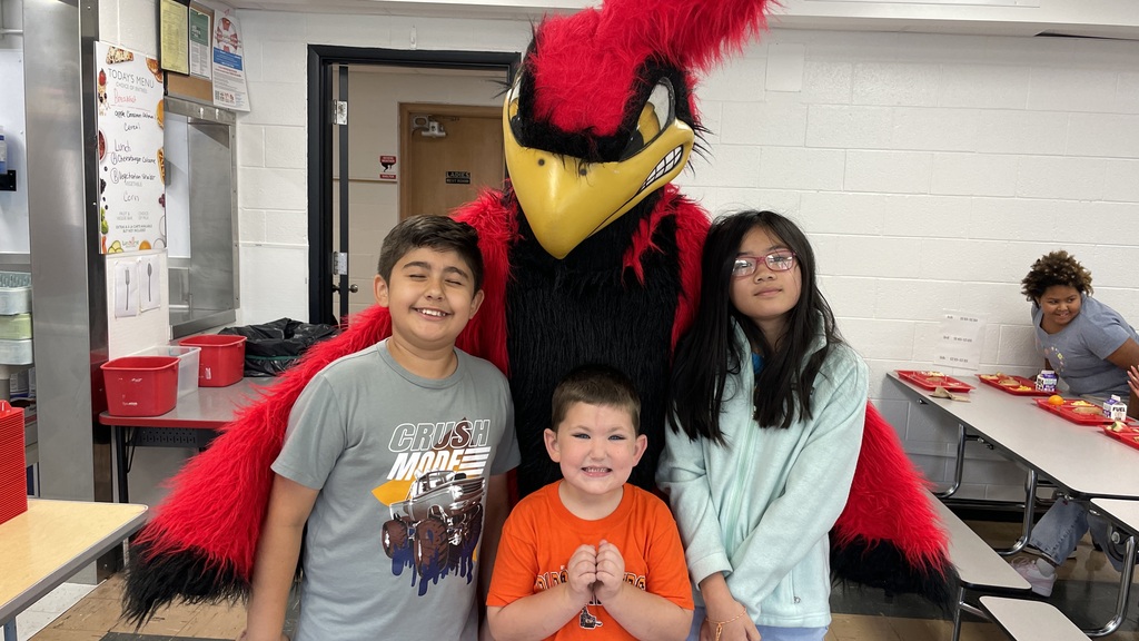 Cardinal Mascot at Dakota City