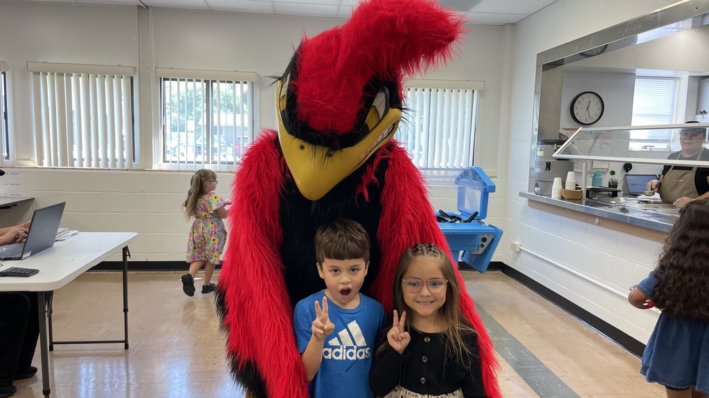 Cardinal Mascot at Dakota City