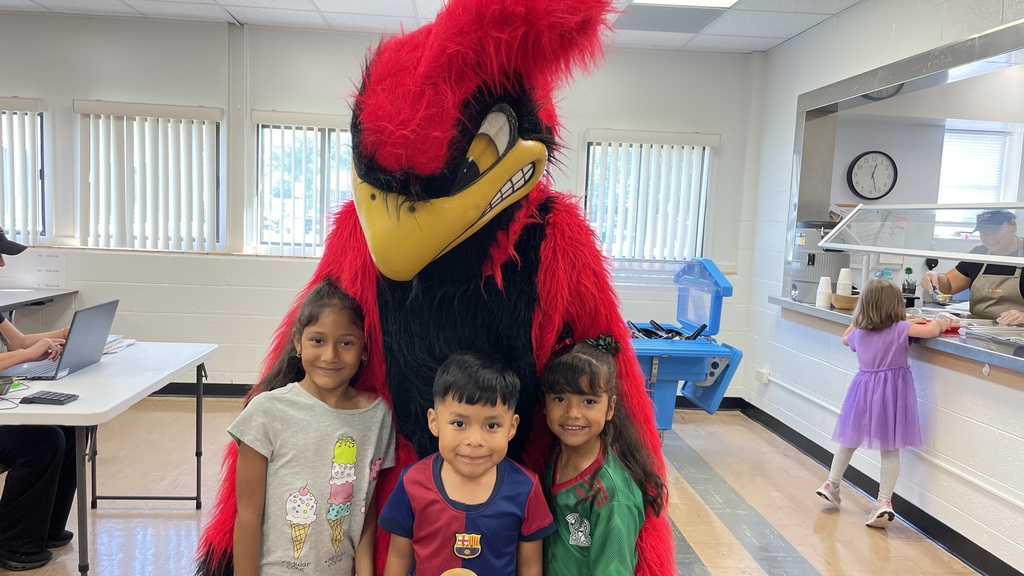 Cardinal Mascot at Dakota City