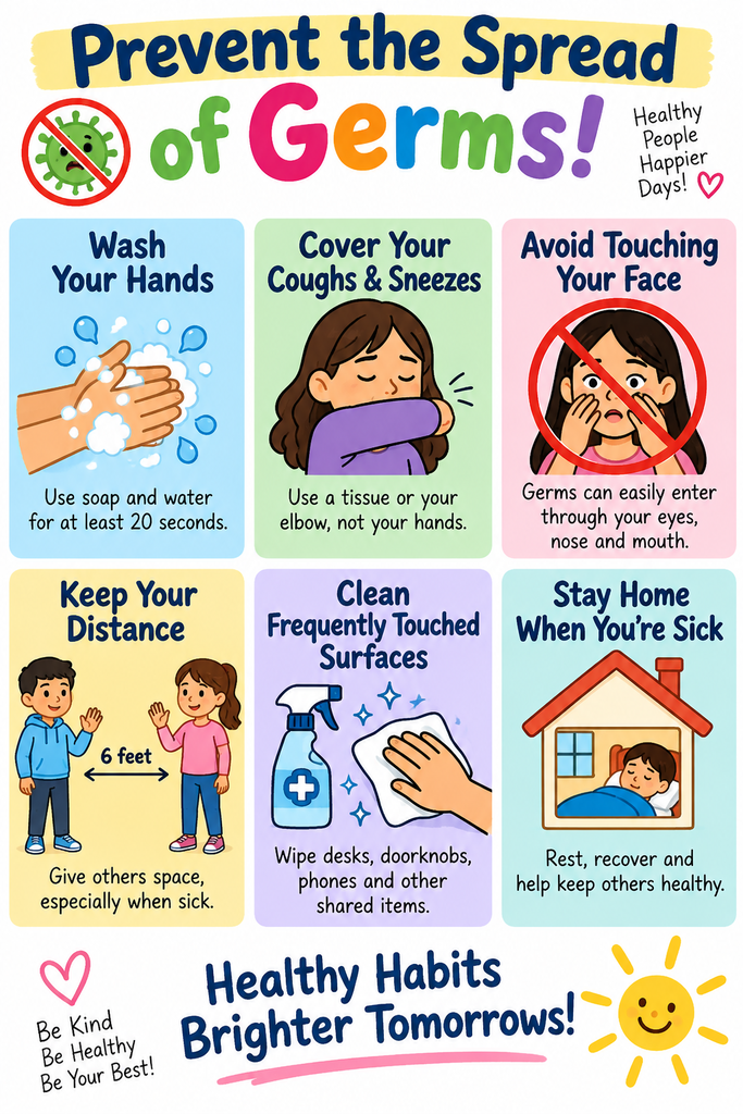 Prevent the spread of germs