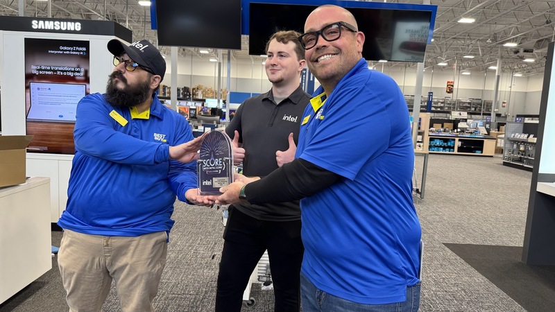 award for Best Buy Team