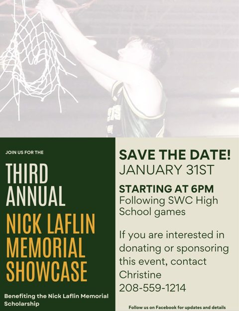 3rd Annual Nick Laflin Memorial Showcase 1.31.26