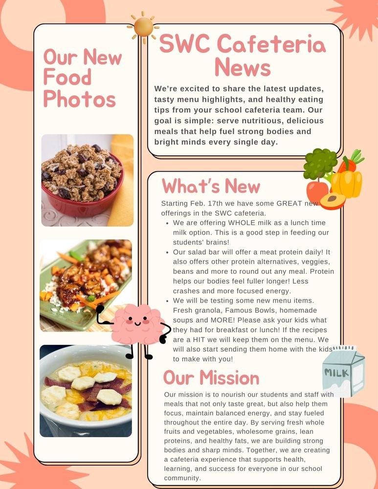 Cafeteria News!