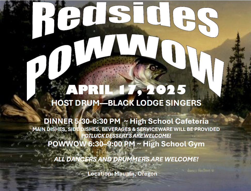 Redsides Powwow Flyer 2025