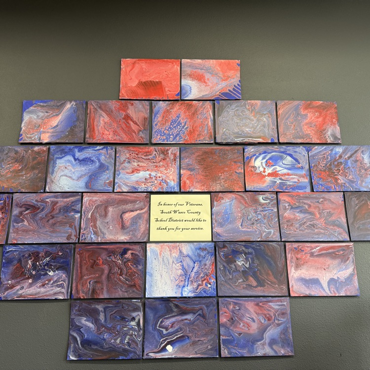 grade school artwork for veterans