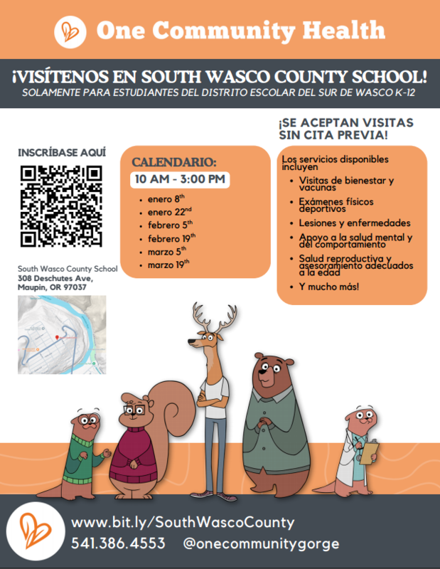 One Community Health Clinic Schedule (Sp)