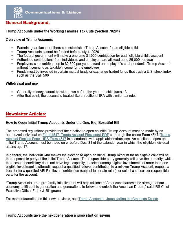 IRS Letter