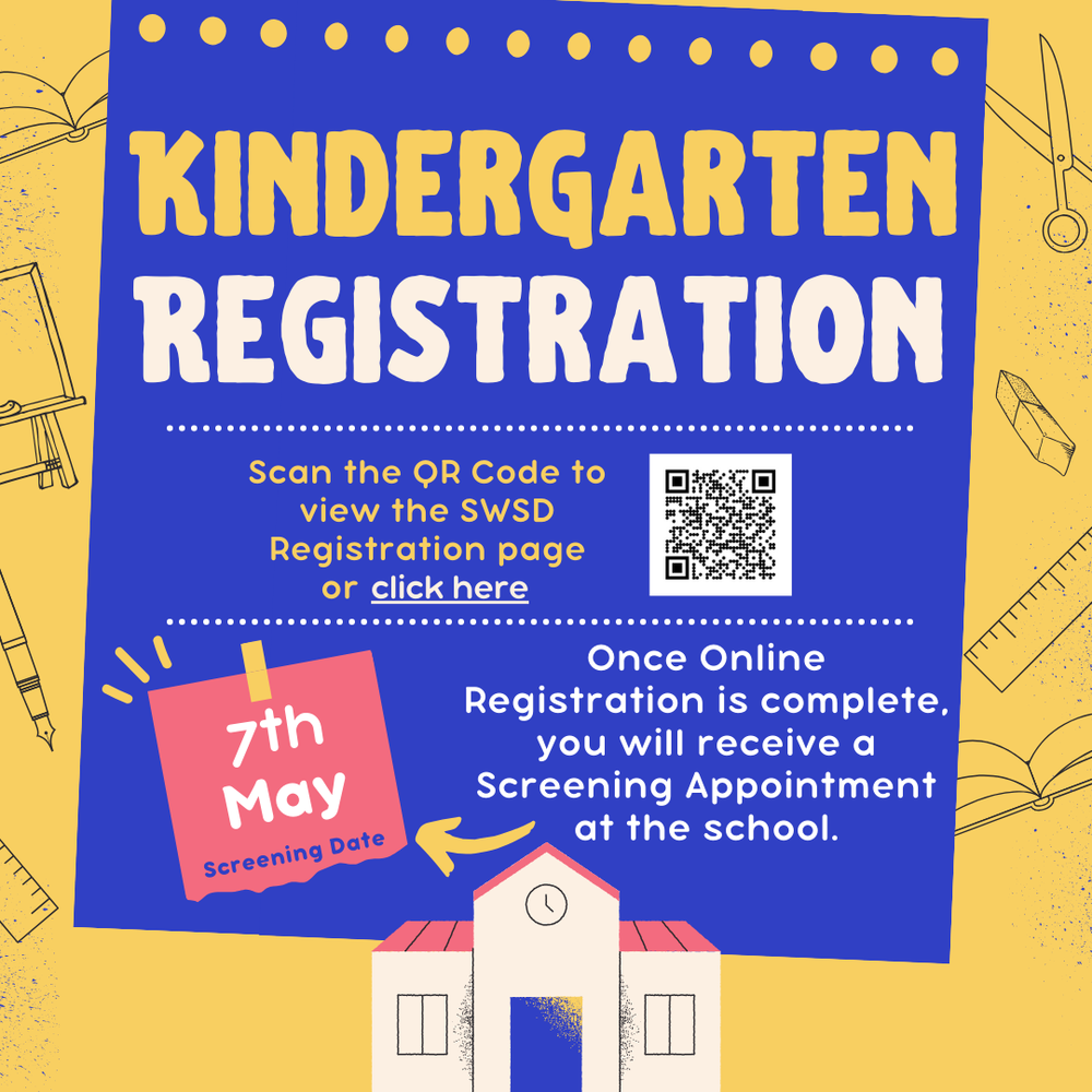 Kindergarten Registration Flyer