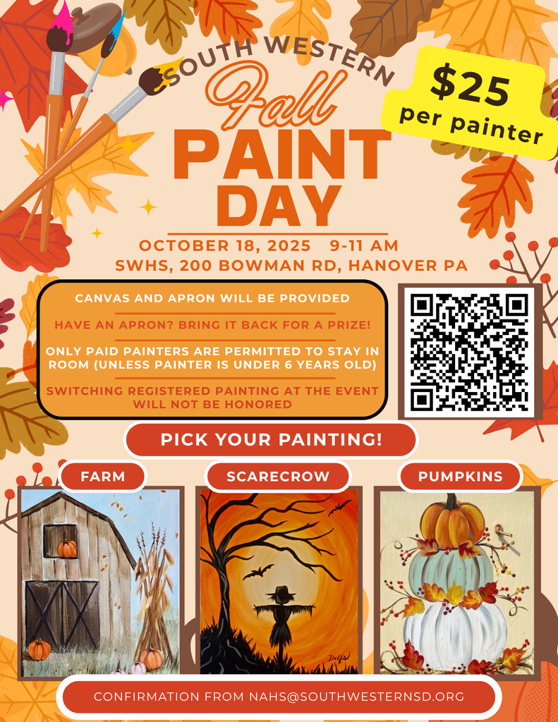 NAHS Paint Day Flyer