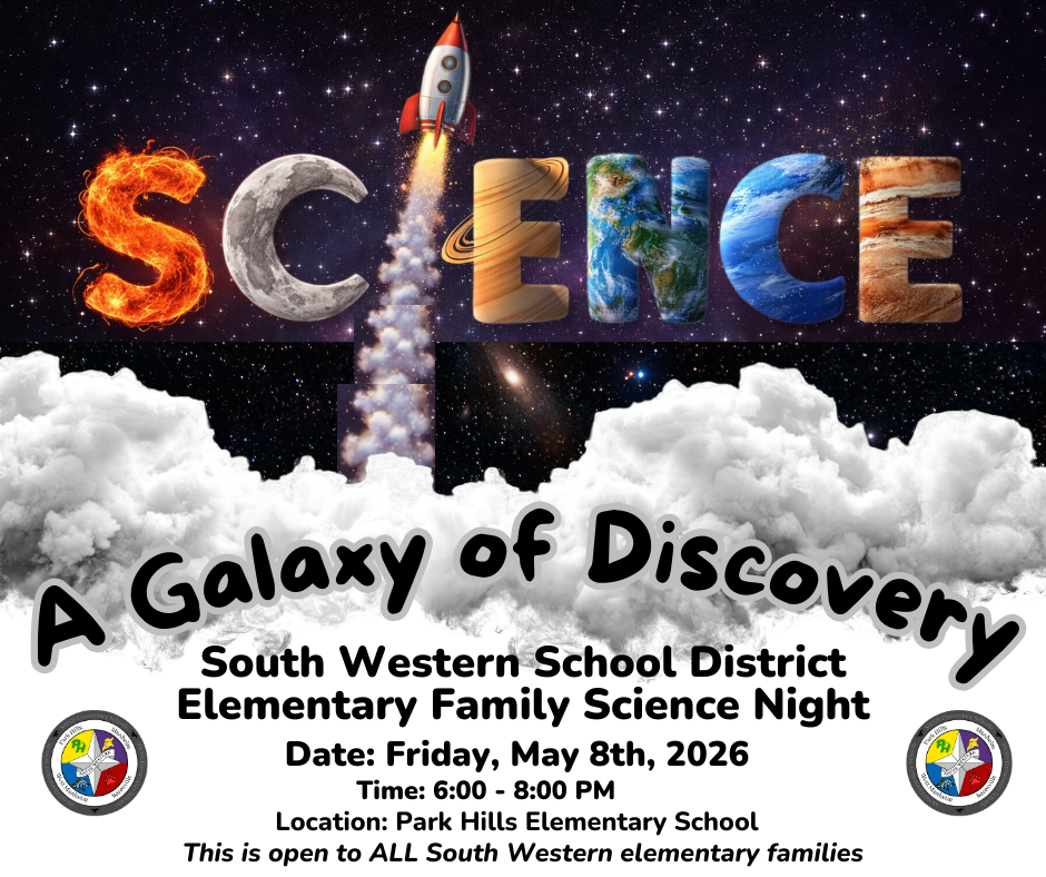 SWSD Elementary Family Science Night - May 8, 2026 - 6-8 PM