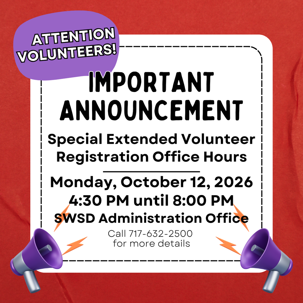 Extended Volunteer Hours Announcement for 10/12/2026