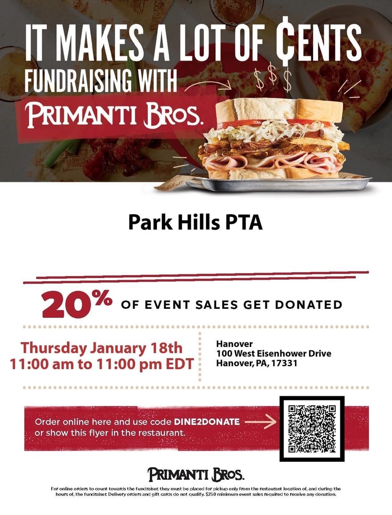 Primanti Bros. Fundraiser