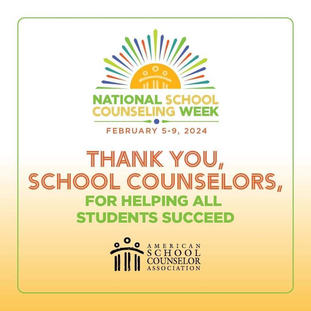 Thank you, School Counselors