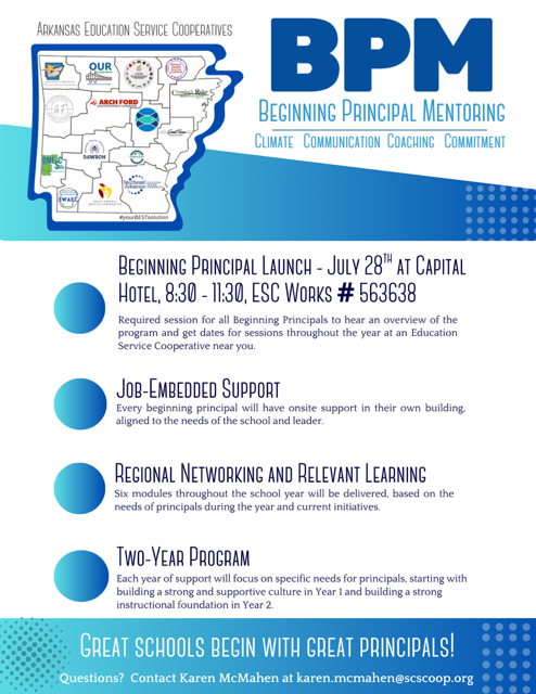 Beginning Principal Mentoring Launch